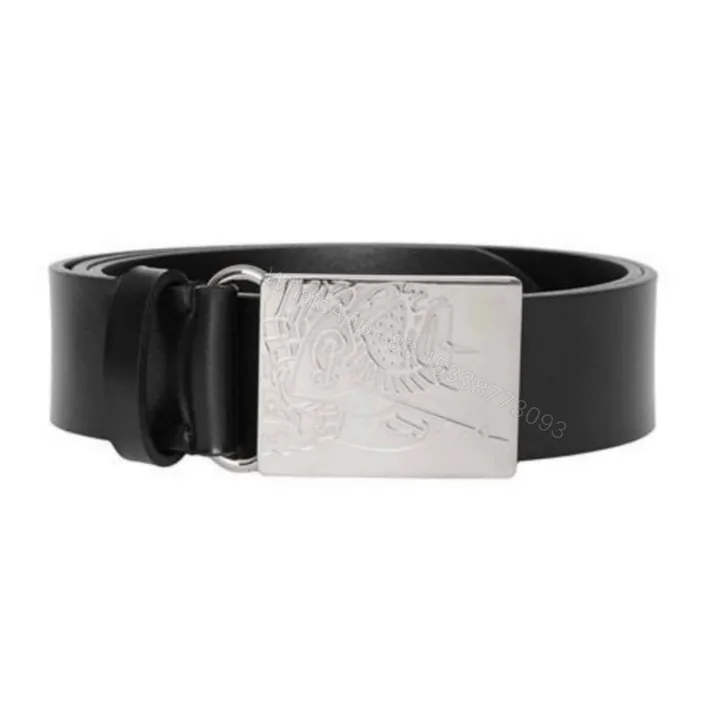 View 1 of BURBERRY BLACK MEN’S LUKE LEATHER BELT – B24