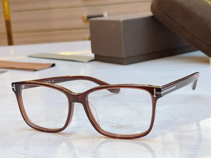 View 1 of Brown Acetate Bold Square Eyewear — Luxury Everyday Confidence