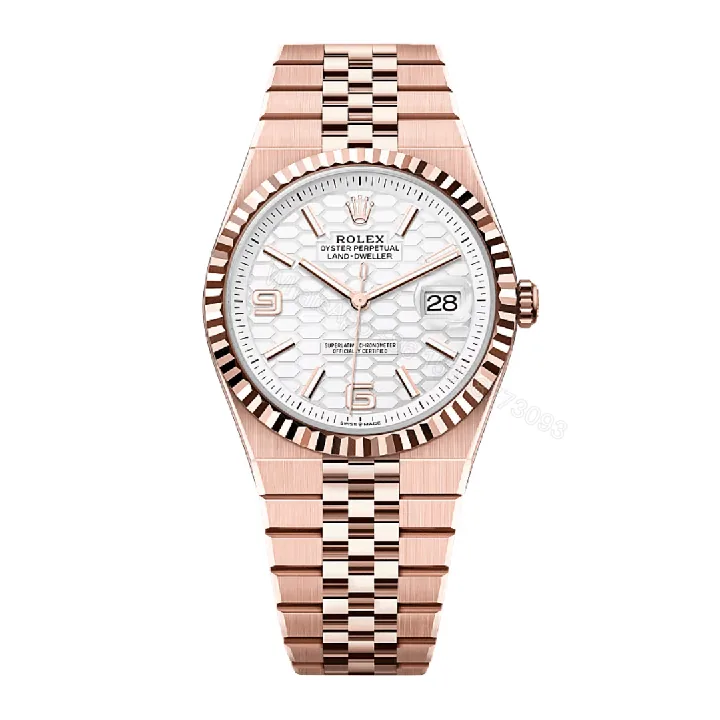 View 1 of Rolex Land-Dweller Rose Gold Replica