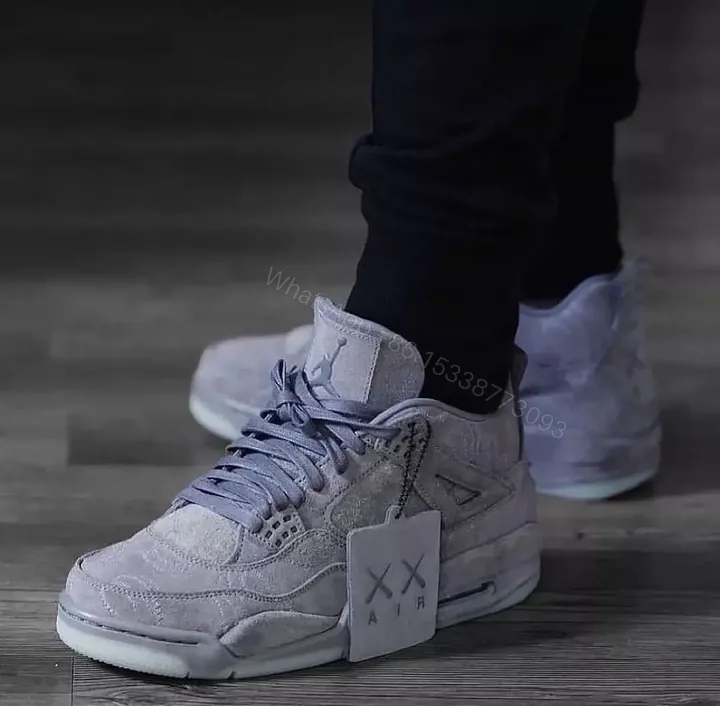 View 1 of Air Jordan 4 KAWS Cool Grey