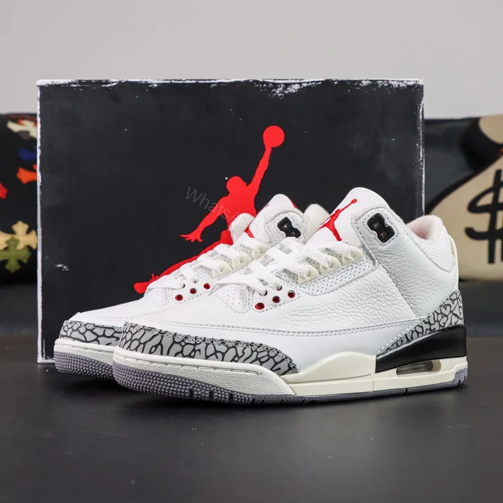 View 1 of AIR JORDAN 3 RETRO “White Cement Reimagined”