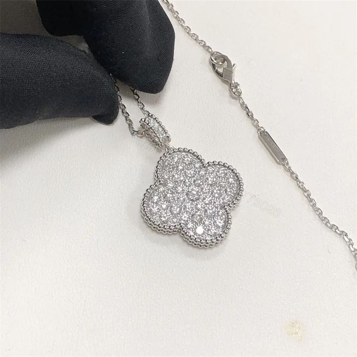 View 1 of Van Cleef & Arpels Magic Alhambra Long Necklace Pave Diamonds VCARO49O00