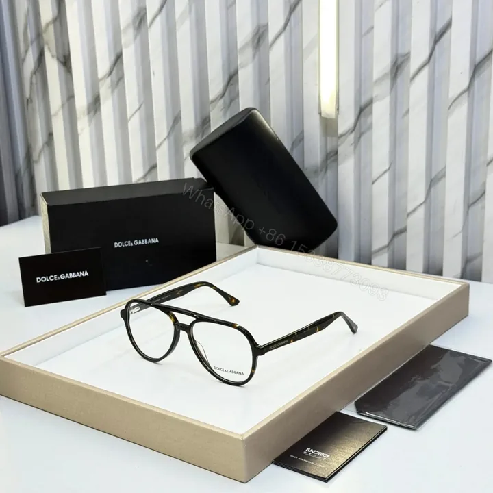 View 1 of Dolce & Gabbana Aviator Eyeglasses Black-Grey