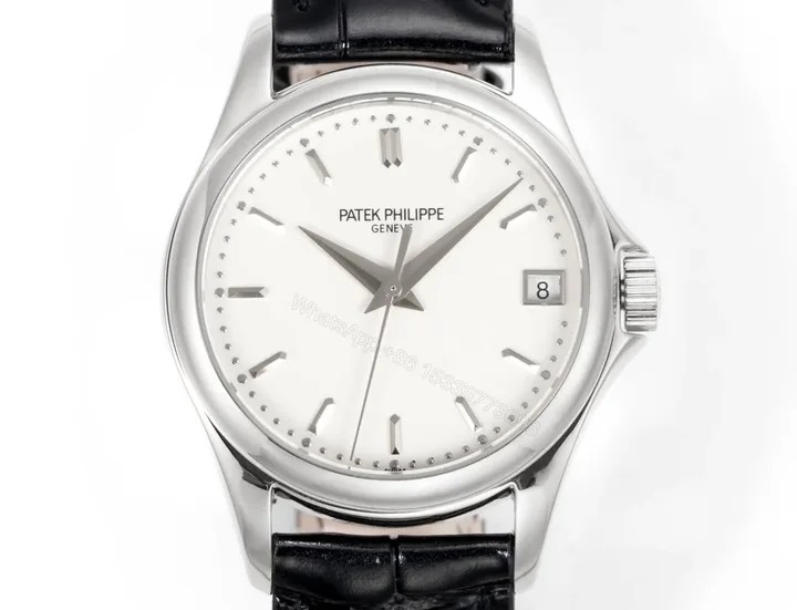 View 1 of Patek Philippe Calatrava 5196 White Gold Silver 5196G-001
