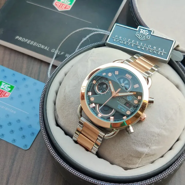 View 1 of # Tag Heuer Full Rosegold Ladies Watch😍 # For Women’s # 7AA # Grand Carrera CR7
