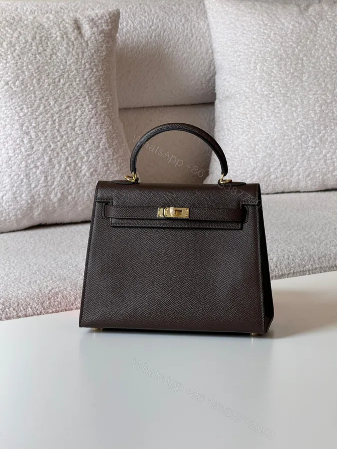 View 1 of Hermès Kelly 25 Sellier bag in Ecorce Epsom leather