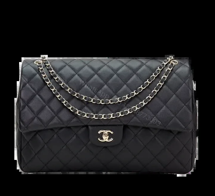View 1 of Chanel Classic Maxi Flap Bag Replica 111397