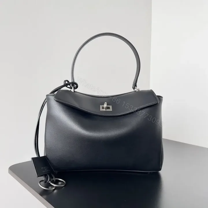 View 1 of 高仿BalenciagaRodeo系列手提單肩包黑銀XS
