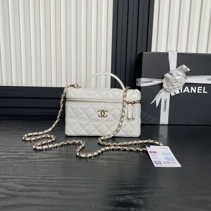 View 1 of Chic Quilted Crossbody Wallet on Chain, Luxe Everyday