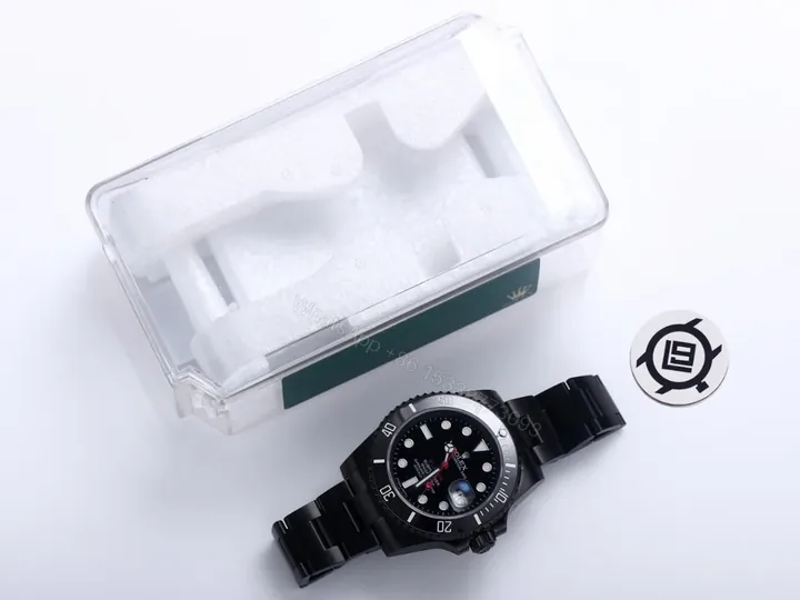 View 1 of WF Factory Clean Factory V9 Rolex Submariner Date Black PVD Stainless Steel Watch – Black Dial