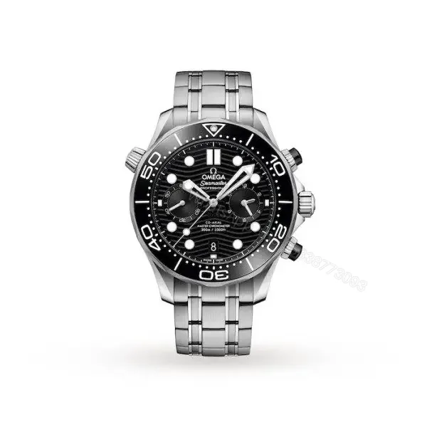 View 1 of Replica Omega Seamaster Men Automatic Black Stainless Steel Watch O21030445101001