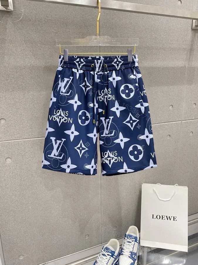 View 1 of LV 原單滿版印花運動短褲 夏季潮流寬鬆休閒褲