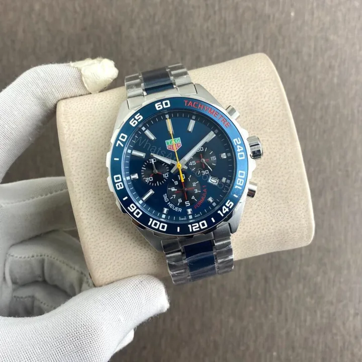 View 1 of Tag Heuer Carrera Formula 1 Blue-Silver 42mm Quartz
