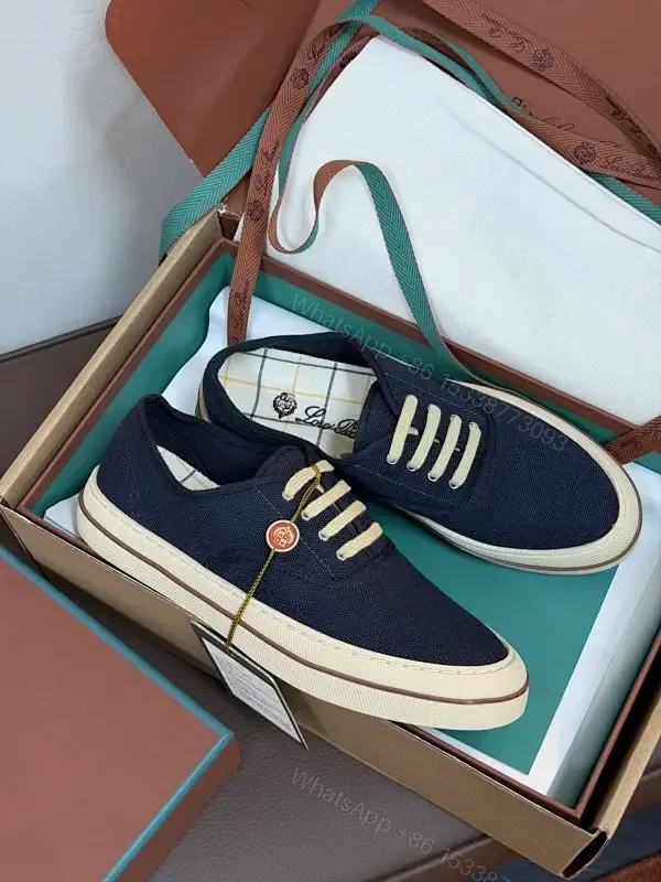 View 1 of Chic Navy Canvas Platform Sneakers with Cream Sole - Everyday Luxe