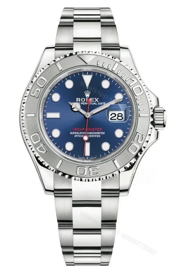 View 1 of Rolex Yacht-Master M126622-0002 1:1 Replica Blue Dial 40MM 3235 Movement Super Clone Watch
