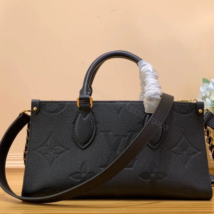 View 1 of Louis Vuitton LV On The Go Mini Replica Black Handbags 25x13x10cm