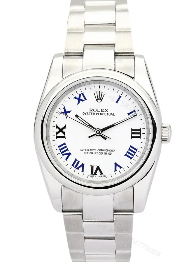 View 1 of Replica Rolex Oyster Perpetual Lady White Dial 177200 31 mm