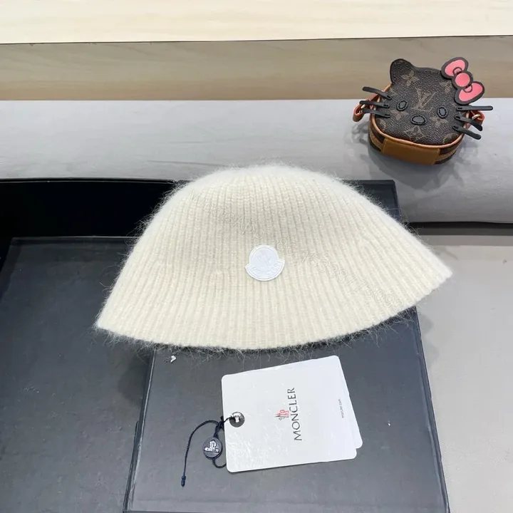 View 1 of Soft Wool Knit Beanie: Luxury Comfort, Crest Logo, Unisex