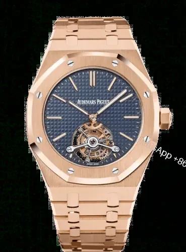 View 1 of Audemars Piguet Royal Oak Ultra Thin Tourbillon Rose Gold Replica