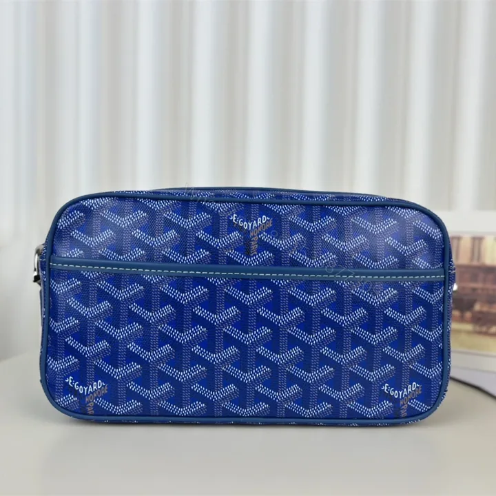 View 1 of 高仿Goyard*CAPVEP6相機郵差包藍色小號免檢版