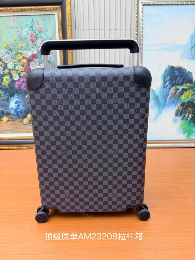 View 1 of LV 高仿 Damier Graphite 棋盤格拉桿箱 商務登機箱 旅行行李箱