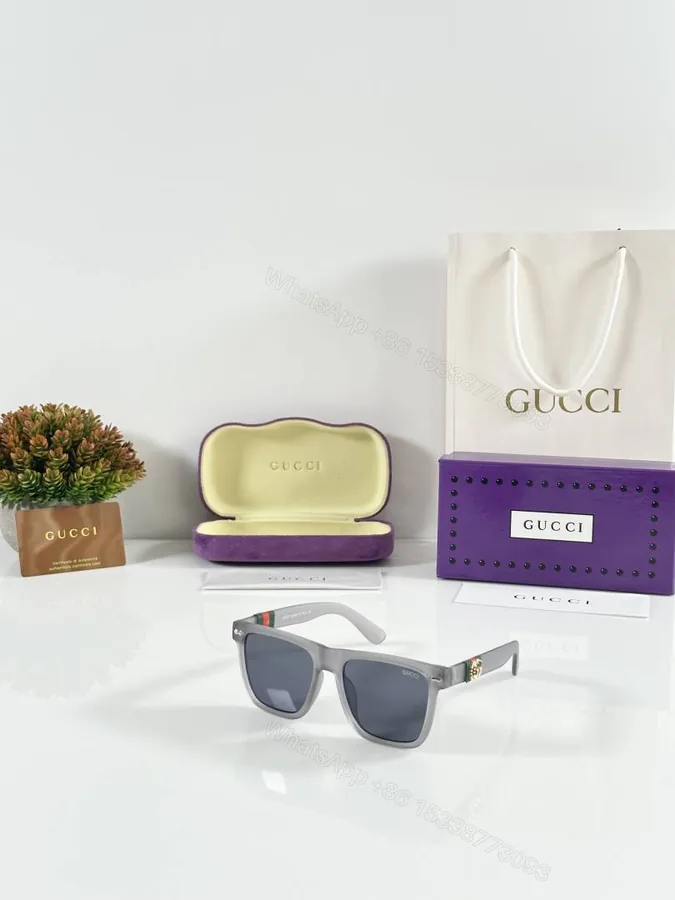 View 1 of First Copy Gucci 1390 Grey Sunglasses