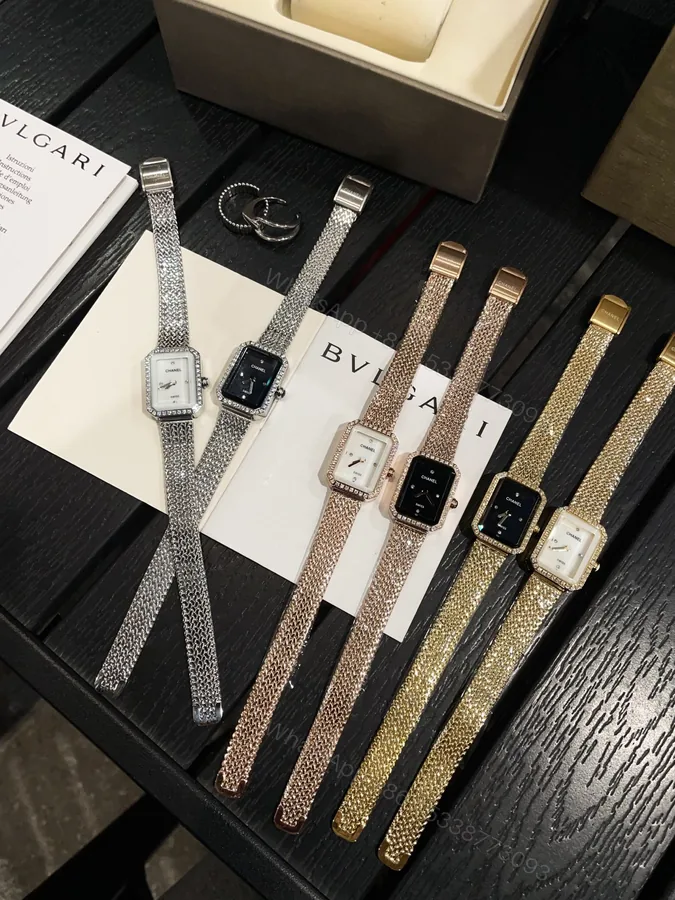 View 1 of CHANEL Première 原單手錶 玫瑰金網帶雙色款