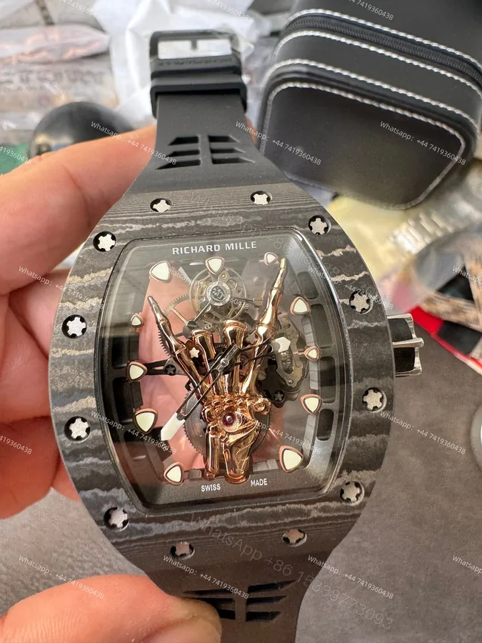 View 1 of Super Clone Richard Mille RM 66 Flying Tourbillon Devil’s Hand 1:1 Replica Watch