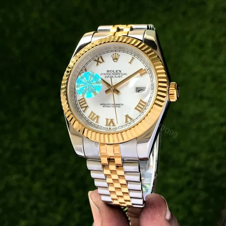 View 1 of Rolex Perpetual Date Just 41 White Dial Automatic