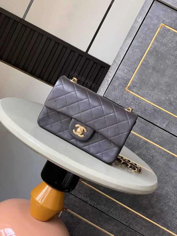 View 1 of Quilted Gold-Hardware Crossbody Bag: Day-to-Night Style