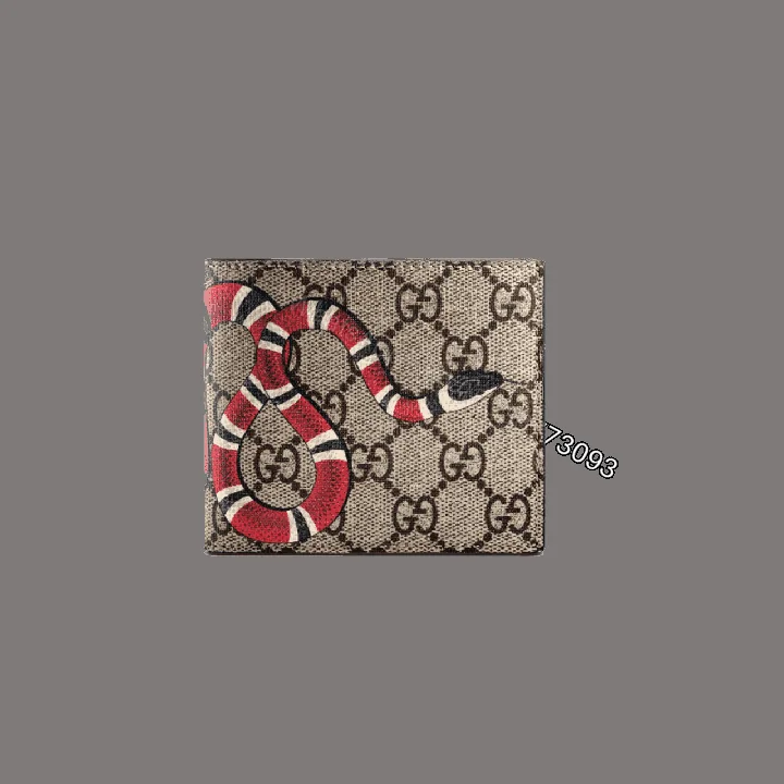 View 1 of GUCCI KINGSNAKE PRINT GG SUPREME WALLET