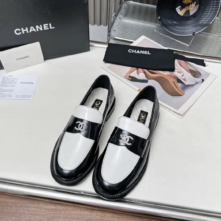 View 1 of Monochrome Patent Loafers: Sleek, Cushioned Comfort Shoes