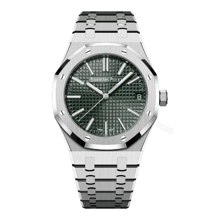 View 1 of Audemars Piguet Royal Oak 15510st Green Dial Replica