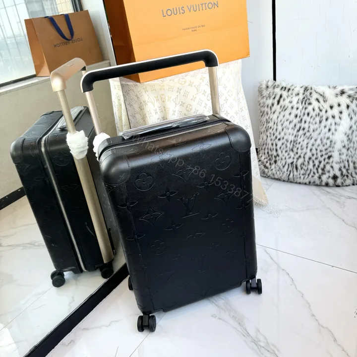 View 1 of LV 一比一 Monogram Shadow 黑色壓紋行李箱 商務旅行箱
