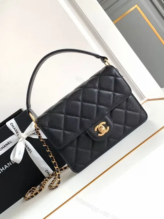 View 1 of Chanel-Style Quilted Boy Bag: Timeless Compact Luxury