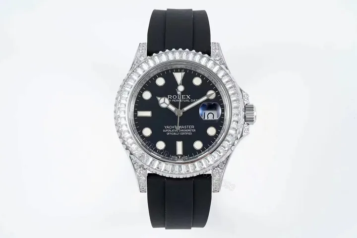 View 1 of Rolex Yacht-Master 42 226679TBR White Gold TBR Diamond Bezel 42mm RLX-YM-226679TBR-WG-DIA42-V2