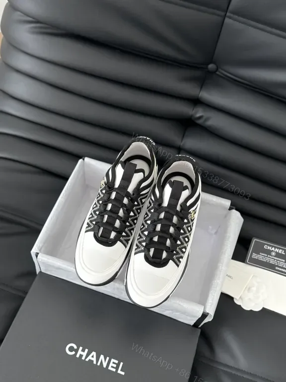 View 1 of Chanel-Inspired Luxe Sneakers: All-Day Comfort, Versatile Style