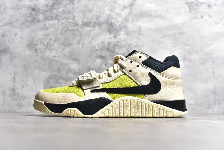 View 1 of Travis Scott x Jordan Jumpman Jack Bright Cactus Replica