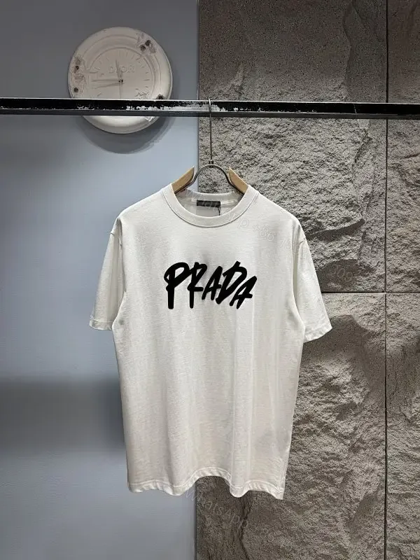 View 1 of Chic Bold Logo Cotton Tee – Modern Streetwear Fusion