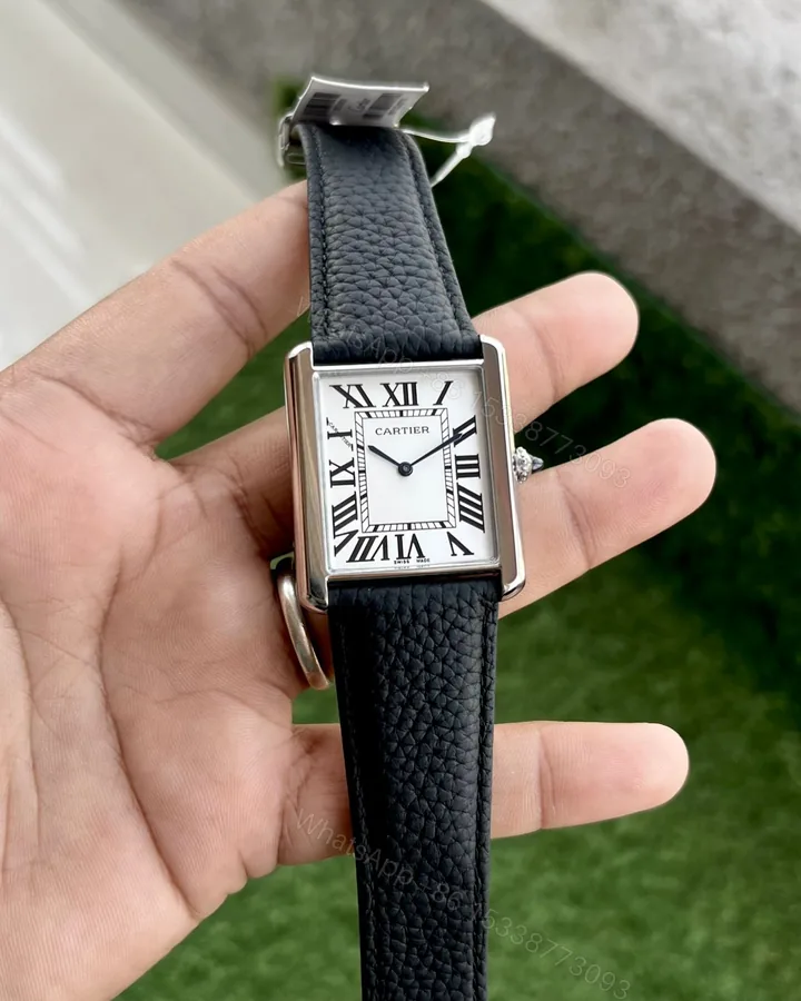 View 1 of Cartier Tank Must Large Model Leather Quartz 7WSTA0041