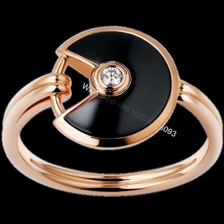 View 1 of Cartier Amulette Ring, Onyx