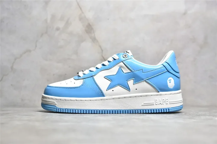 View 1 of Bapesta Blue White Reps