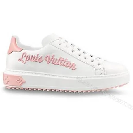View 1 of LOUIS VUITTON WOMEN’S TIME OUT SNEAKER WHITE/PINK FOR WOMEN – LV31