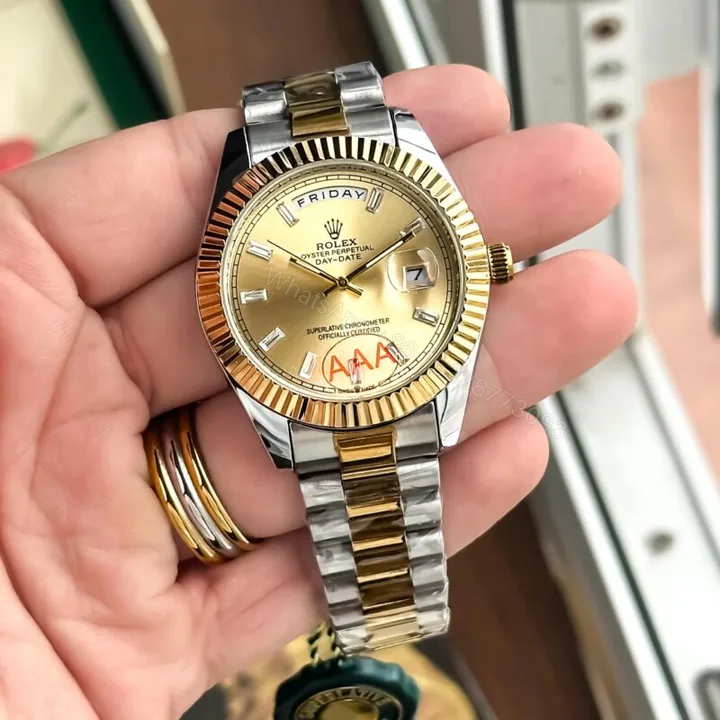 View 1 of Rolex Day-Date Gold Dial 7A Quartz 36mm