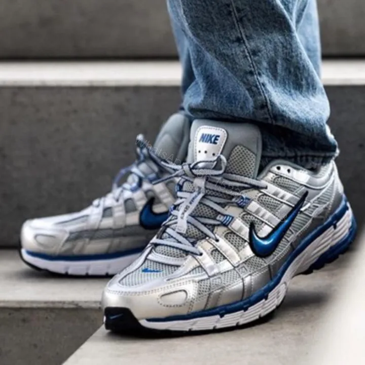 View 1 of FIRST COPY NIKE P-6000 TRAINER METALLIC BLUE TICK
