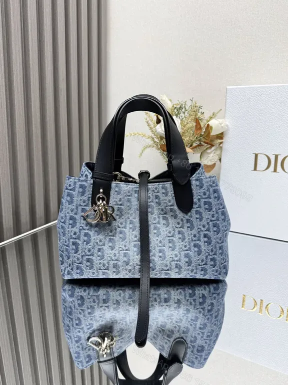 View 1 of Lux Denim City Tote: Structured, All-Day Chic Tote