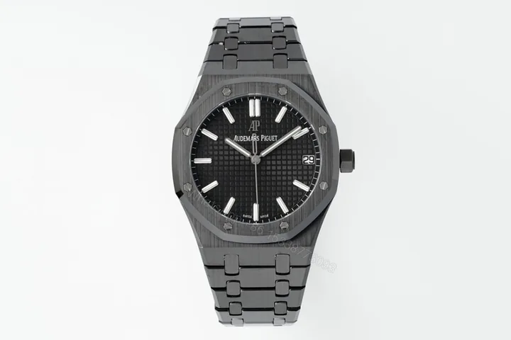 View 1 of Audemars Piguet Royal Oak 15500 Black Ceramic 41mm Black Dial APSF A4302 Super Clone
