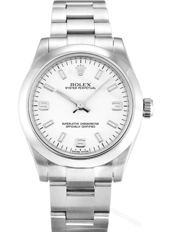 View 1 of Replica Rolex Oyster Perpetual Lady White Dial 177200-2 31 mm