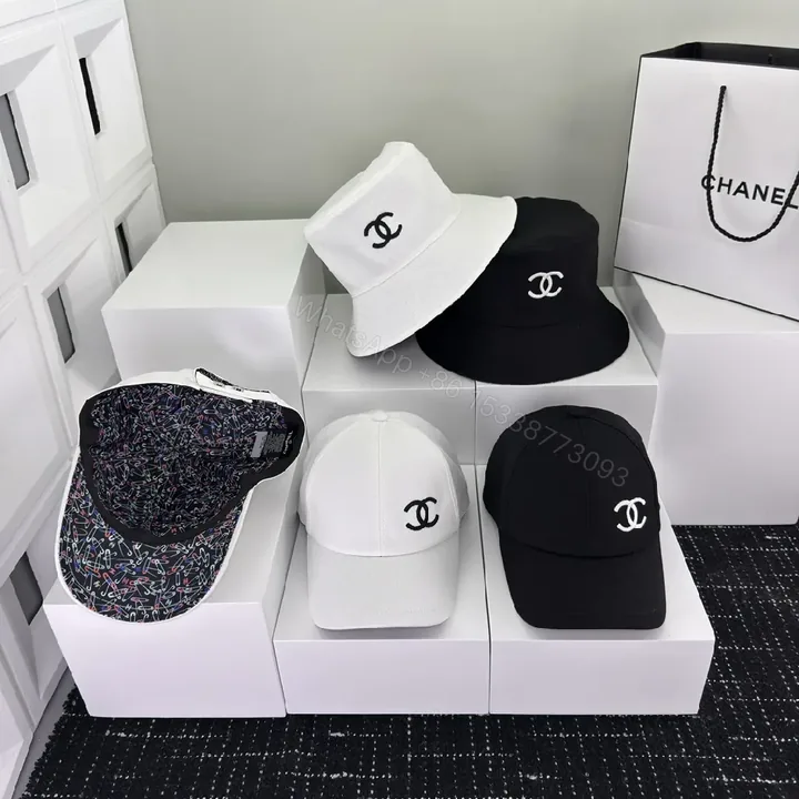 View 1 of Chic Cotton Bucket Hat: Minimalist Luxury, Adjustable Fit