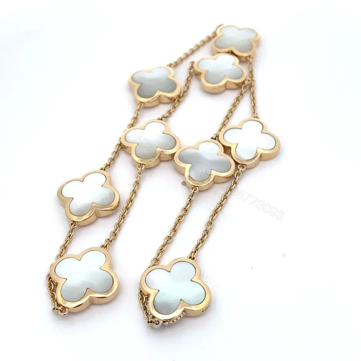 View 1 of Features 9 Motif Van Cleef & Arpels Pure Alhambra Long Necklace